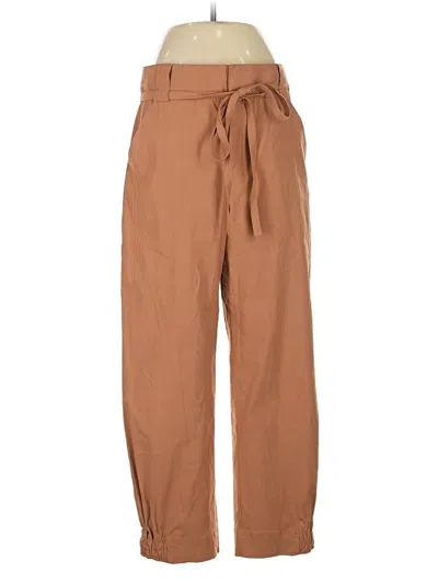 Pre-owned A.l.c Linen Pants In Brown
