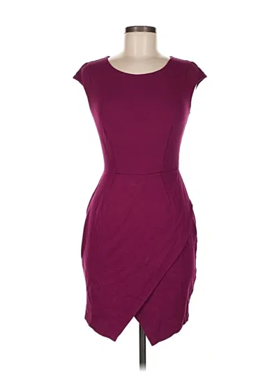 Pre-owned Bar Iii Cocktail Dress In Burgundy