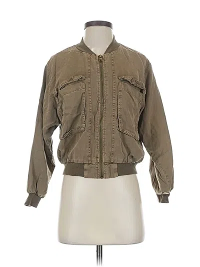 Pre-owned Young Fabulous & Broke Jacket In Brown