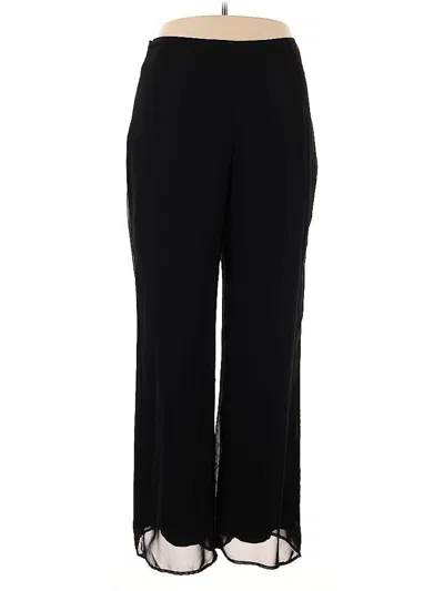 Pre-owned Connected Apparel Dress Pants In Black