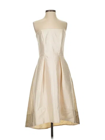 Pre-owned Alfred Sung Cocktail Dress In Brown