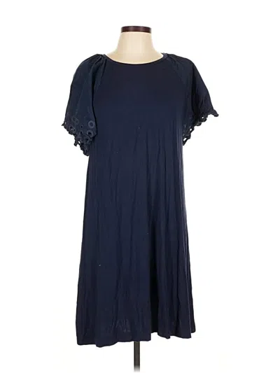 Pre-owned Ann Taylor Loft Casual Dress In Blue