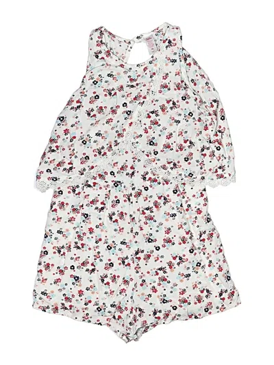 Pre-owned Justice Kids' Dress In White