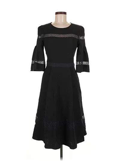 Pre-owned Maje Cocktail Dress In Black