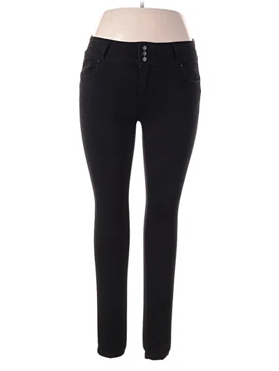 Pre-owned Wax Jean Jeggings In Black