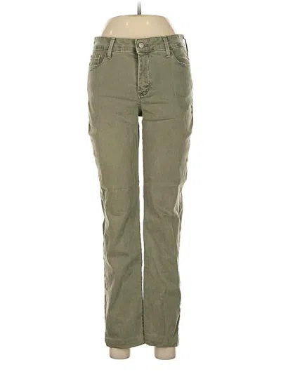 Pre-owned Nydj Cargo Pants In Green