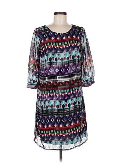 Pre-owned New Directions Casual Dress In Purple