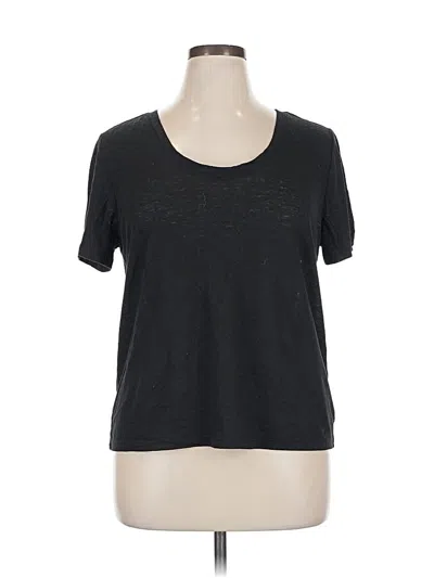 Pre-owned Gap Short Sleeve T-shirt In Black