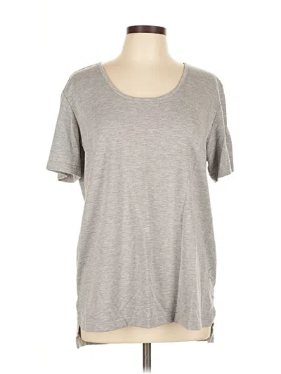 Pre-owned Natori Short Sleeve T-shirt In Gray