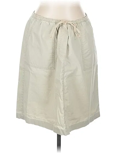 Pre-owned L.l.bean Casual Skirt In White