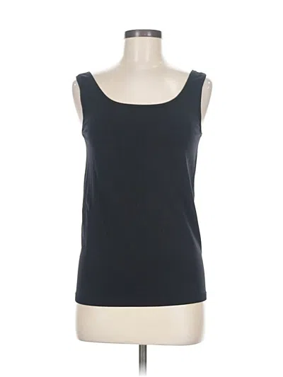 Pre-owned Talbots Tank Top Black Square Neckline Tops