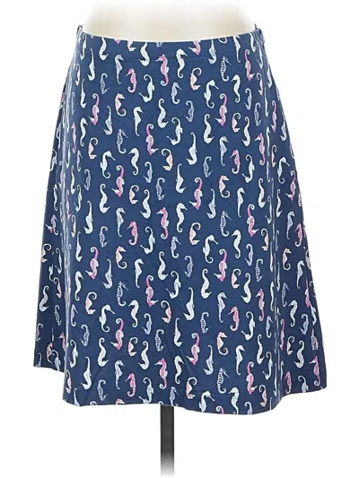 Pre-owned Jjill Casual Skirt In Blue