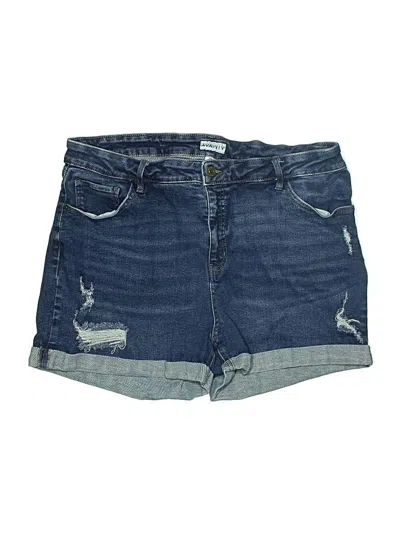 Pre-owned Ava & Viv Denim Shorts In Blue