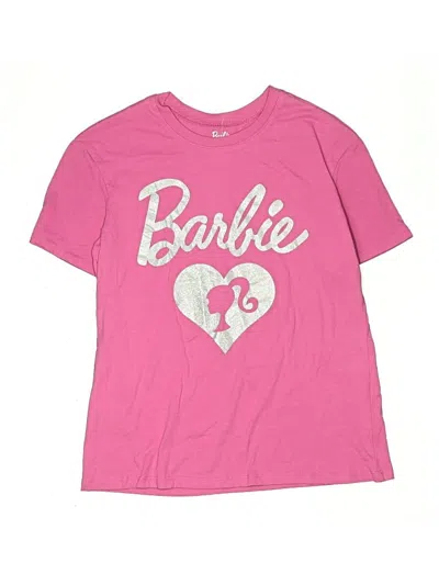 Pre-owned Barbie Kids' Short Sleeve T-shirt In Pink