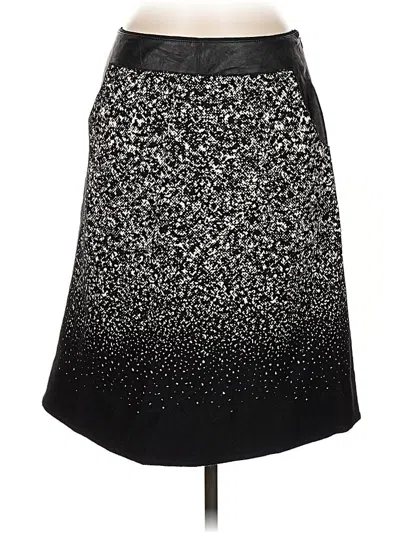 Pre-owned Lafayette 148 Formal Skirt In Black