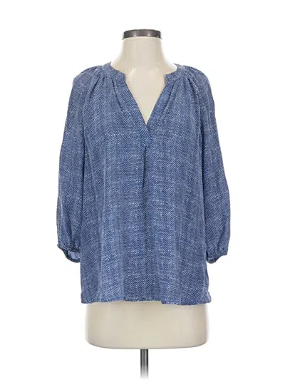 Pre-owned Joie 3/4 Sleeve Blouse In Blue