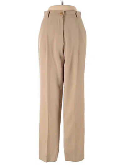 Pre-owned Genny Wool Pants In Brown