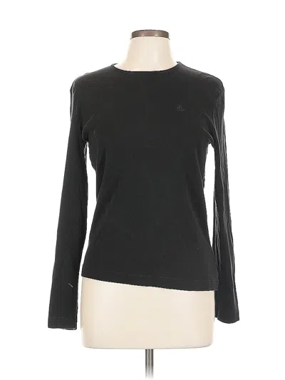 Pre-owned Polo Ralph Lauren Long Sleeve T-shirt In Black