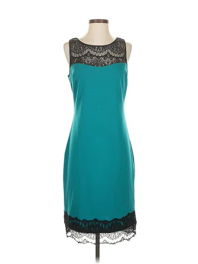 Pre-owned Nicole By Nicole Miller Cocktail Dress In Blue