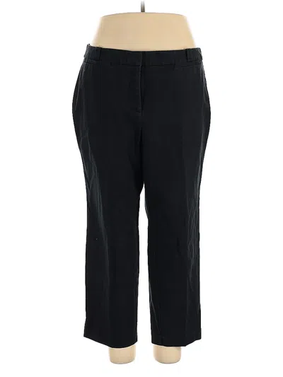 Pre-owned Charter Club Dress Pants In Black