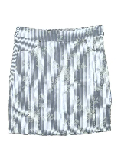 Pre-owned Tribal Wool Skirt In Blue