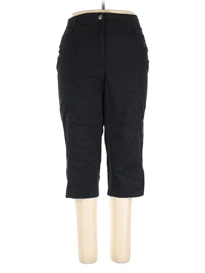Pre-owned Jm Collection Casual Pants In Black