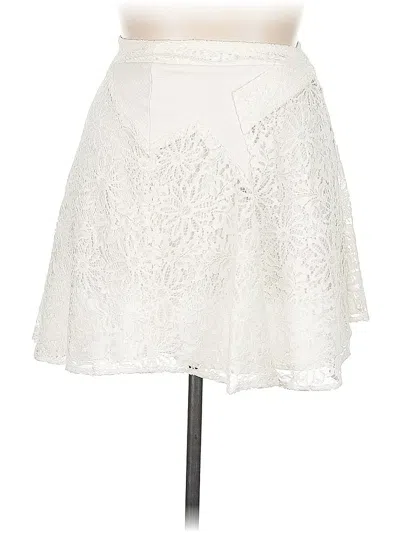 Pre-owned The Kooples Formal Skirt In White