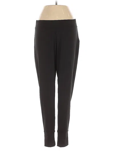 Pre-owned Lands' End Active Pants In Black