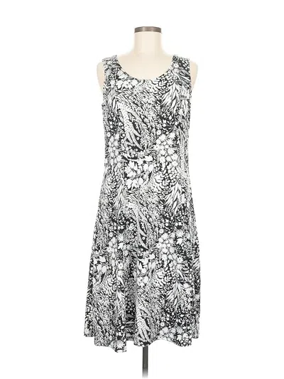 Pre-owned Kim Rogers Casual Dress In Silver