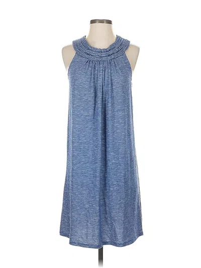 Pre-owned Max Studio Casual Dress In Blue