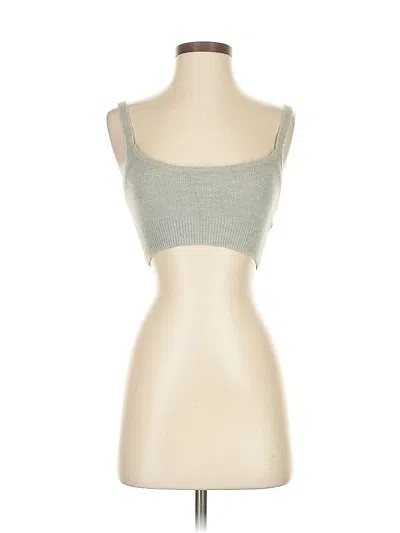 Emory Park Tube Top Silver Strapless Neckline Tops In Gray