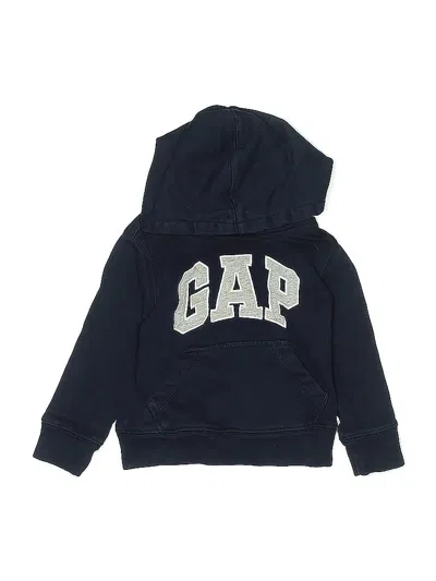 Pre-owned Baby Gap Kids' Zip Up Hoodie In Blue