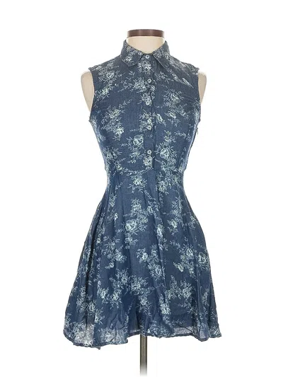 Pre-owned Emerald Sundae Cocktail Dress In Blue