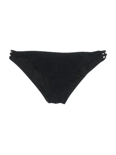 Pre-owned Victoria's Secret Swimsuit Bottoms In Black