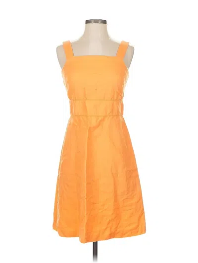 Pre-owned Ann Taylor Casual Dress In Orange