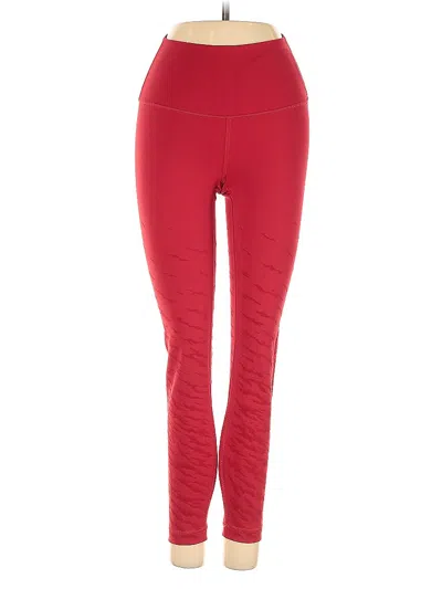 Pre-owned Lululemon Athletica Active Pants In Red