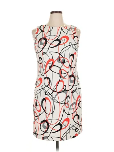 Pre-owned Dressbarn Cocktail Dress In White