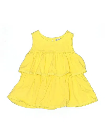 Pre-owned Janie And Jack Kids' Dress In Yellow