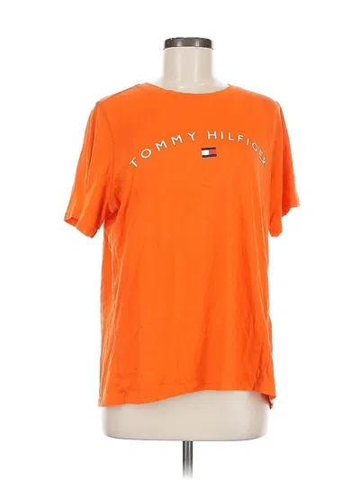 Pre-owned Tommy Hilfiger Sport Short Sleeve T-shirt In Orange