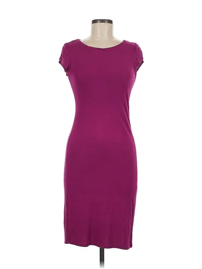 Pre-owned Velvet Torch Casual Dress In Burgundy
