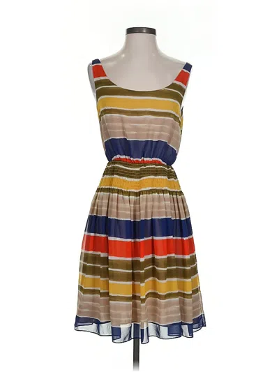 Pre-owned Eliza J Casual Dress In Brown