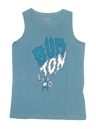 Pre-owned Burton Kids' Sleeveless T-shirt In Blue