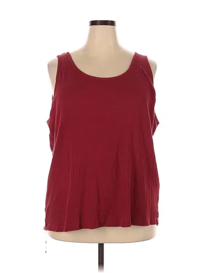 Pre-owned Venezia Sleeveless T-shirt In Burgundy
