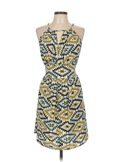 Pre-owned Bar Iii Cocktail Dress In Yellow