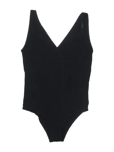 Pre-owned Lisa Marie Fernandez One Piece Swimsuit In Black