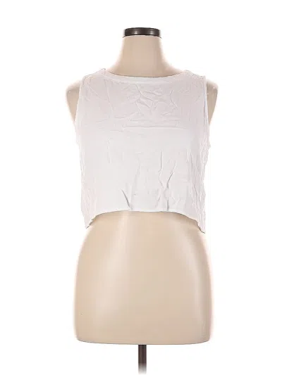 Pre-owned Primark Sleeveless T-shirt In White