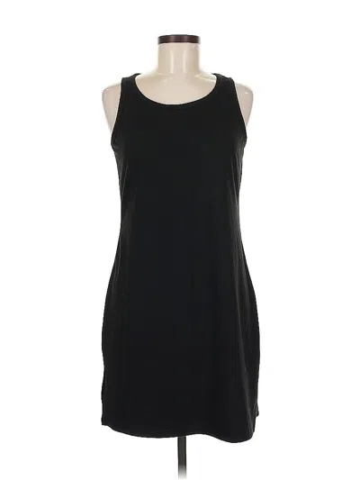 Pre-owned Ekouaer Casual Dress In Black