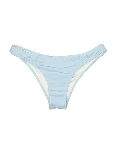 Pre-owned Victoria's Secret Pink Swimsuit Bottoms In Blue