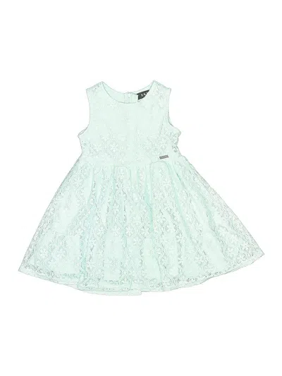 Pre-owned Dkny Kids' Dress In Green