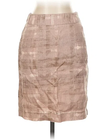 Pre-owned Ann Taylor Loft Casual Skirt In Brown